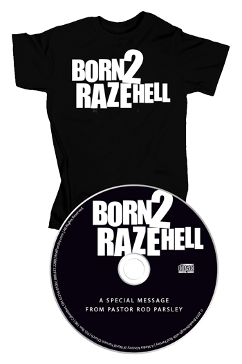 Born 2 Raze Hell | Disc and Shirt