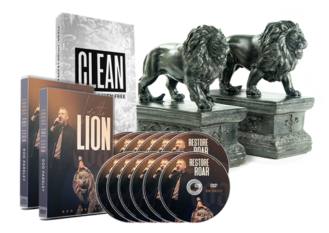 $500 or more. Send me the Loose the Lion 12-disc set, the Living Leaven Free book, and the Lion Bookend Keepsakes.