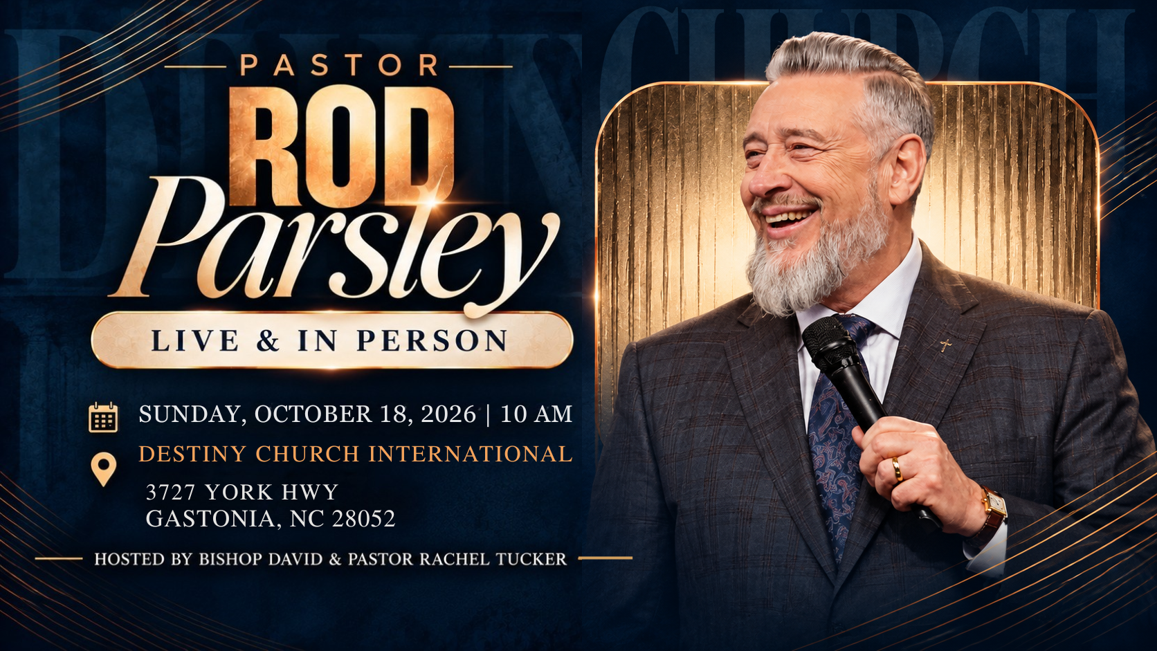 Pastor Rod Parsley LIVE & In Person