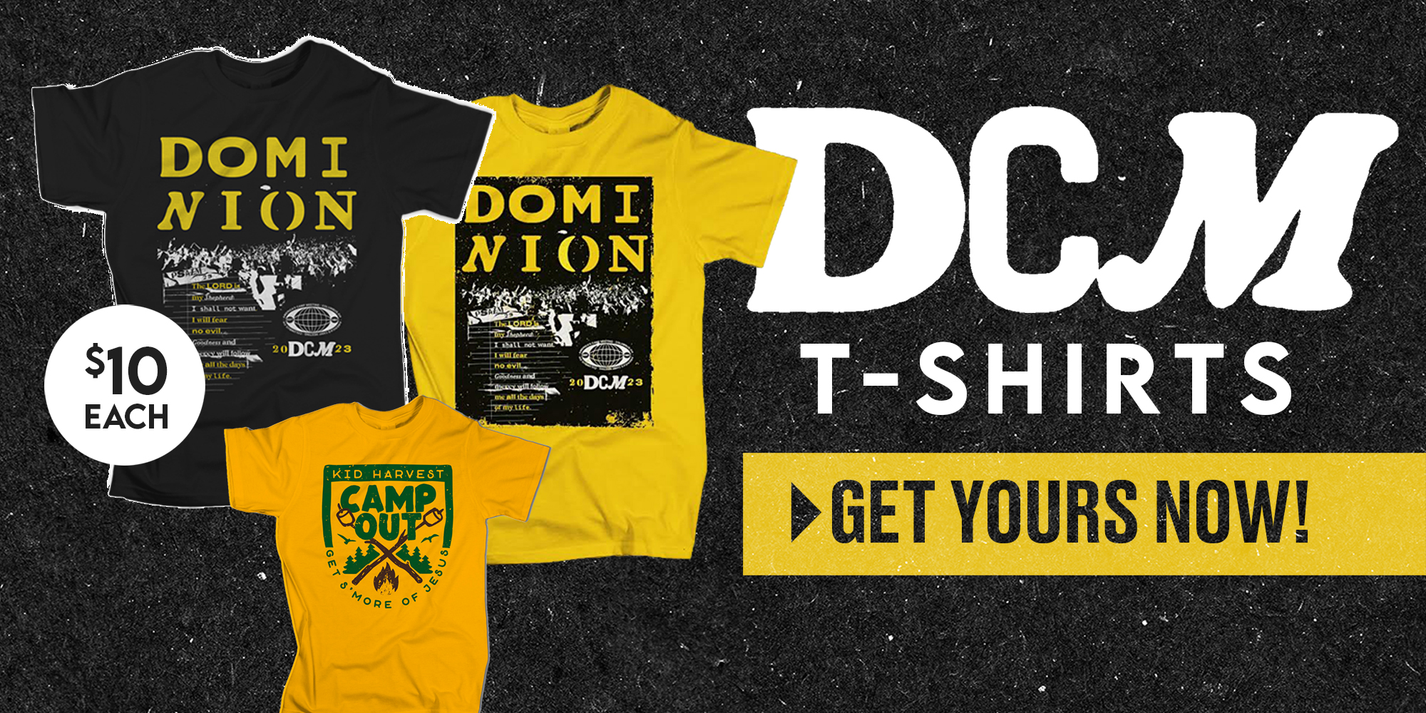 DCM T-Shirts Get Yours Now!