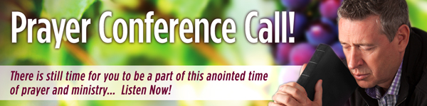 Prayer call with Pastor Rod Parsley